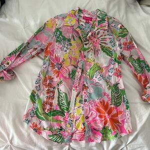 Lilly Pulitzer for target xs button down shirt